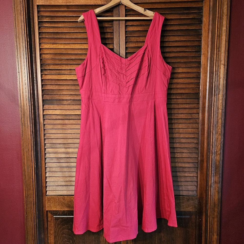 Torrid Retro Swing Dress Red 22